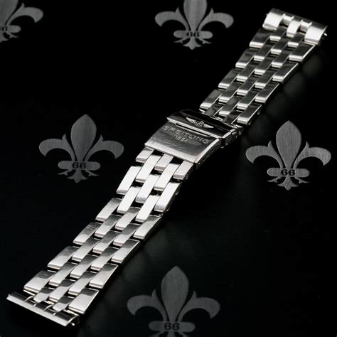 breitling black steel watch band|genuine breitling watch straps.